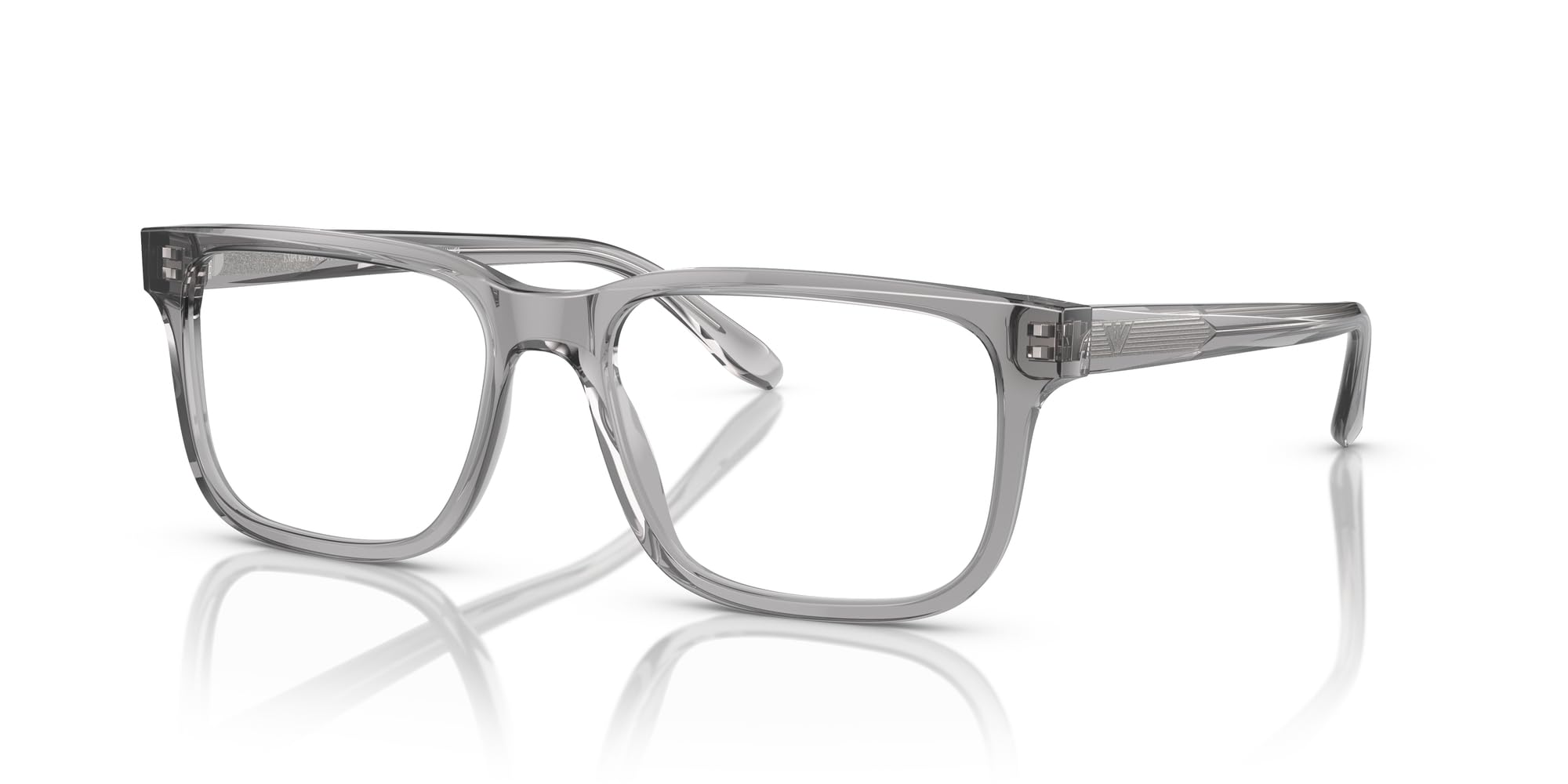 Emporio Armani Męskie prostokątne okulary przeciwsłoneczne Ea3218