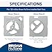 Broan-NuTone RE70BN 70 CFM Bathroom Exhaust Fan Replacement Motor Kit, Easy DIY Replacement Motor Kit for 70 CFM and 50 CFM Bath Fans, White
