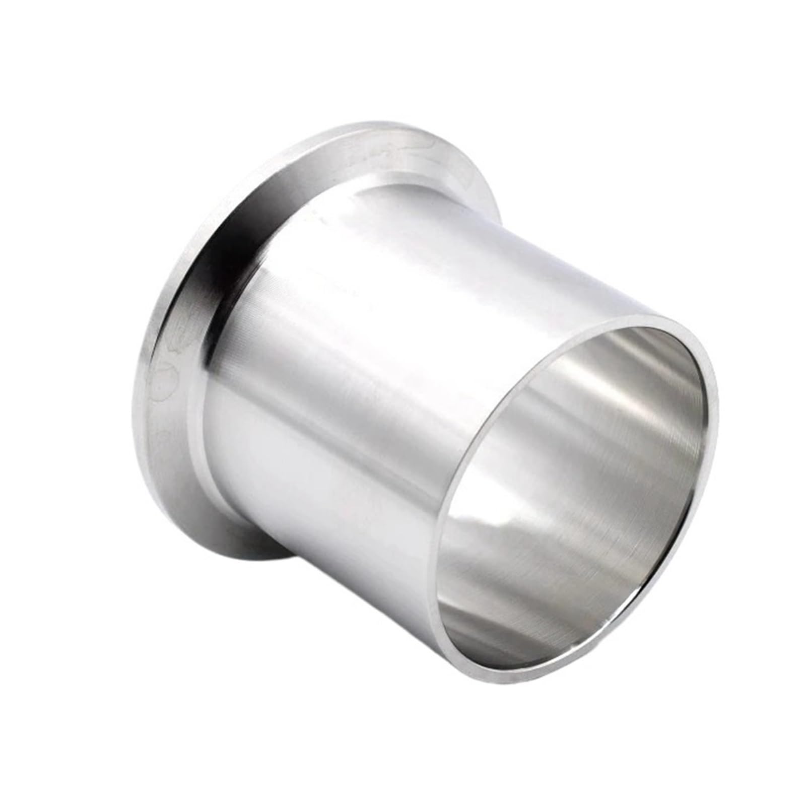 AUOQKQUT Size 19mm-108mm OD 1.5in 2in -4in Tri Clamp Lengthen 50mm Height SUS304/316 Weld Ferrule Fitting(SS304,63mm Pipe OD K77.5mm) AUOQKQUT
