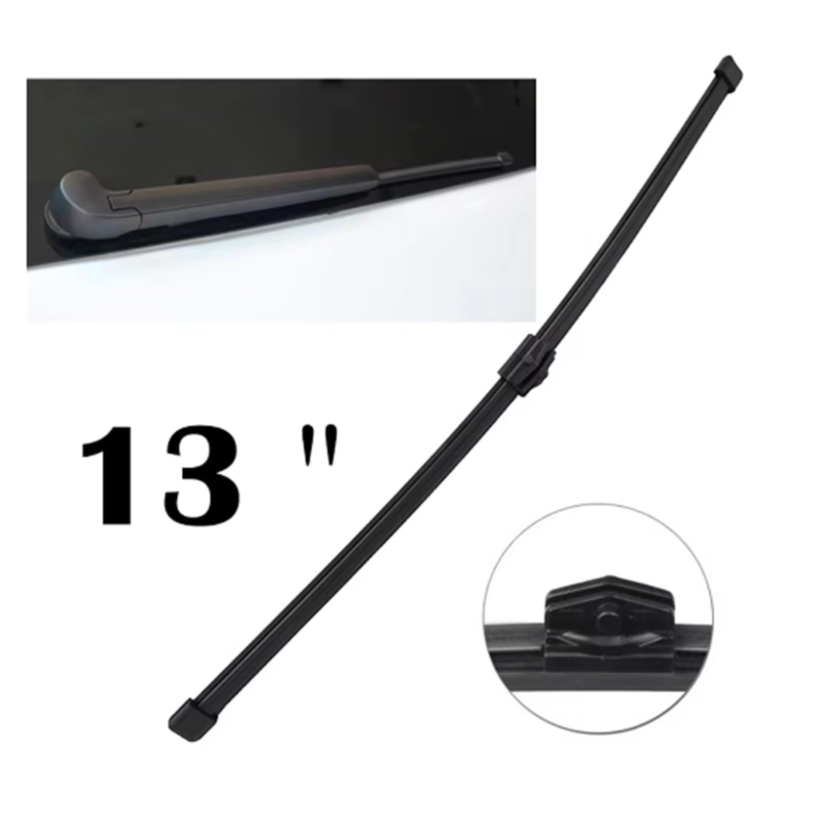 Escobillas limpiaparabrisas Delanteras de 24" y 20" y 13" para Q5 SQ5 MK1 (2008-2017). Juego Completo de escobillas de Repuesto para Lluvia.