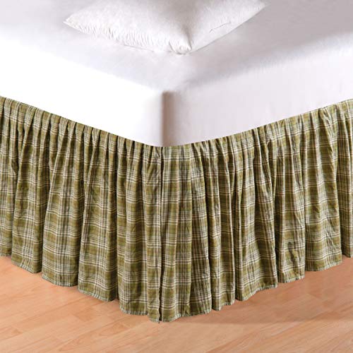 C&F Home Holly Red King Bed Skirt King Bed Skirt Green