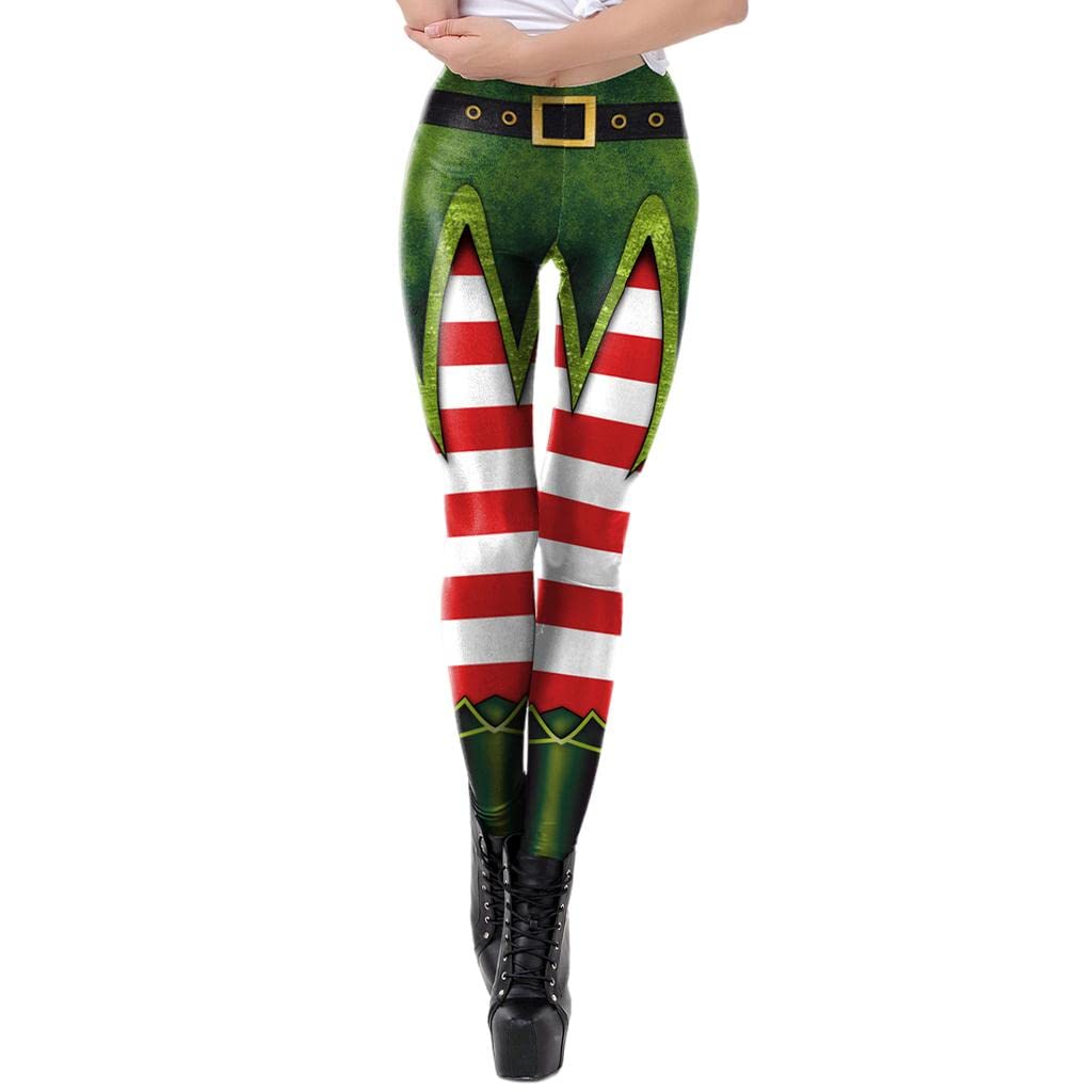 Women's Christmas Leggings Printed Trousers Fashion for Sport Holiday E|Clothing, Shoes & Accessories | Womens Clothing | Leggings-image-10