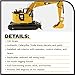 Diecast Masters 1/50 Caterpillar 335F L Cr Hydraulic Excavator High Line Series Vehicle 85925