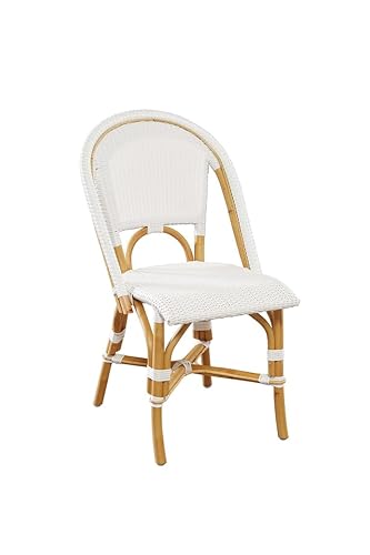 Aspen Brands Classic Commercial Grade Rattan French Bistro Chair, Indoor/Outdoor,
