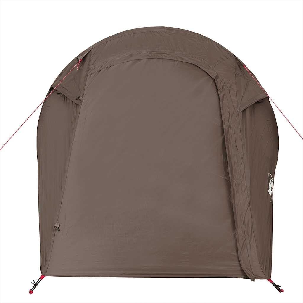 Tente tunnel pour personnes vert olive imperméable avec auvent amovible, ventilation, moustiquaire, tente de camping pour l'extérieur, festival, randonnée, avec poteaux et bac de sol