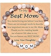 Lanqueen Natural Stones Bracelets Gifts for Grandma Mama Aunt Birthday Christmas Valentines Day J...