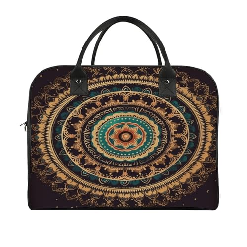 Maletín Mandala ligero para laptop con correa ajustable miniatura 3