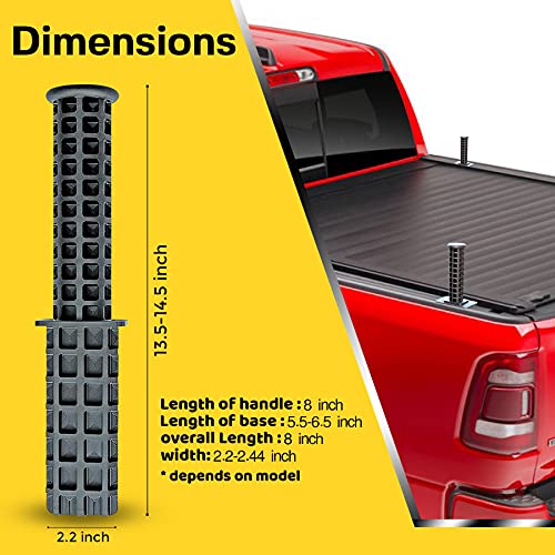 2 Pack Pickup Truck Bed Handle Fits Gmc Sierra 1500/2500/Chevrolet/Chevy Colorado/Silverado/Gmc Canyon, Cargo Truck Bed Tie Down, Tailgate Assist, Car Handle Assist For Elderly, Cool Truck Accessories #TOP4