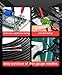 4 Pack 2mm Extended Needle Test Probes, 600V/10A Non-Destructive Insulation Wire Piercing Needle Stainless Steel Extra Thin Electrical Needle multimeter Probe for Fluke Meter Test Lead (Black-Red)