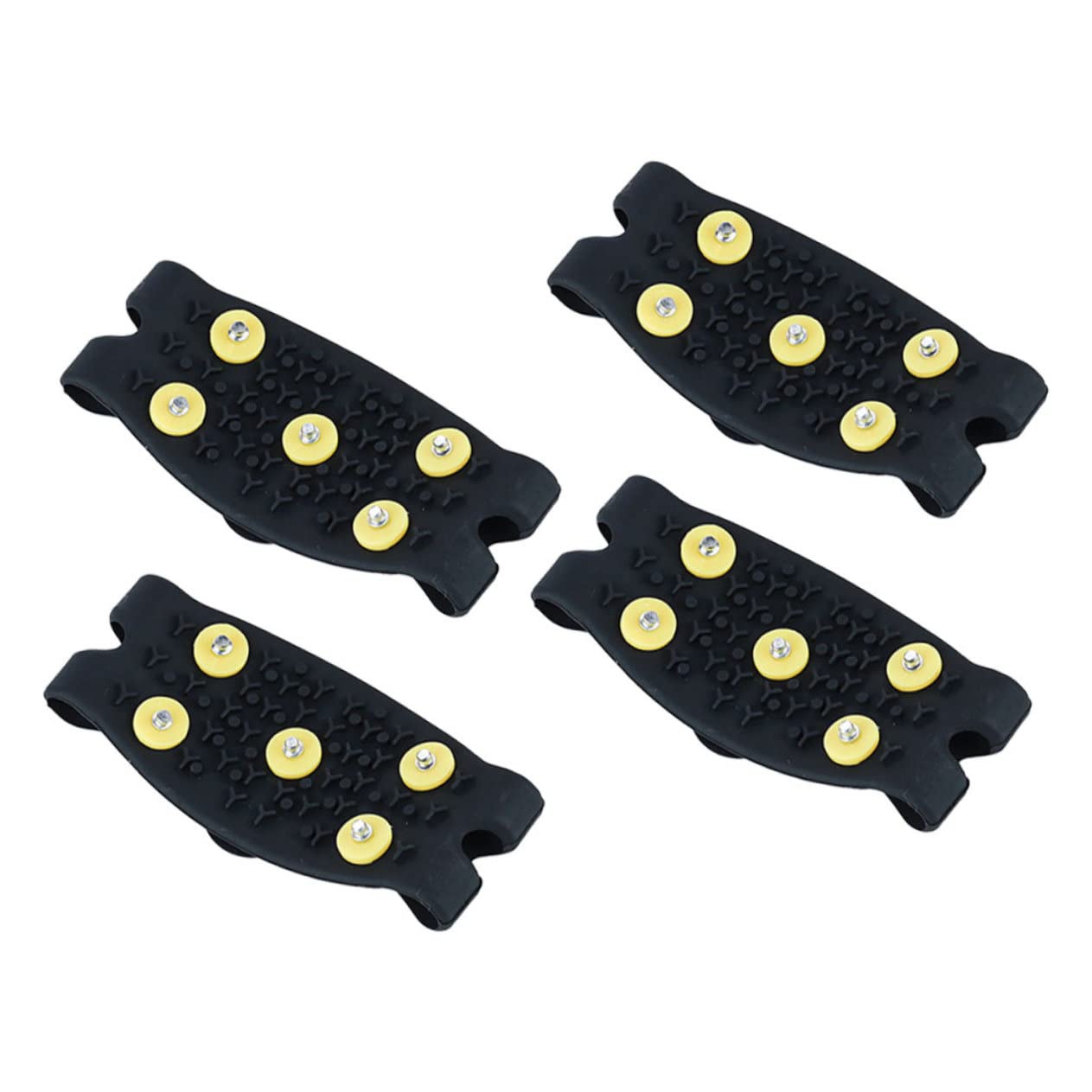 Holibanna 2paires Crampons Antidérapants Tpe Pour Chaussures De Couvre-chaussures De Traction Pour Glace Et Neige Accessoires De Plein Air Pour Randonnée Et Activités Hiver