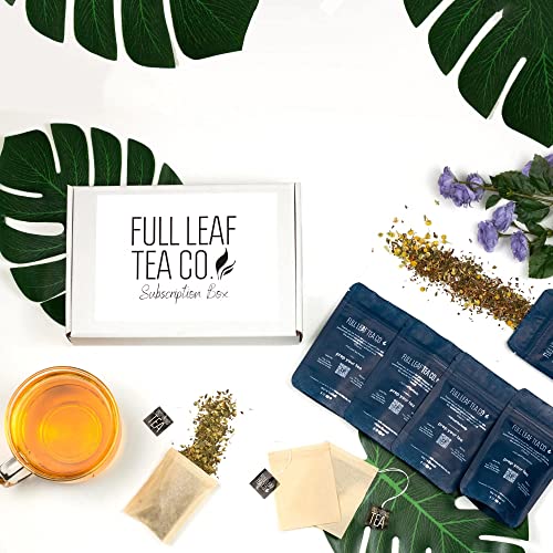 Wellness Tea Subscription Box | Full Leaf Tea Company | Loose Leaf Teas #TOP3