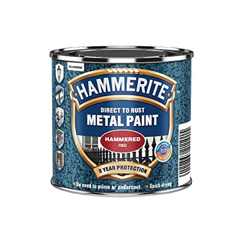 Hammerite Red Metal Paint for Rust Cover
