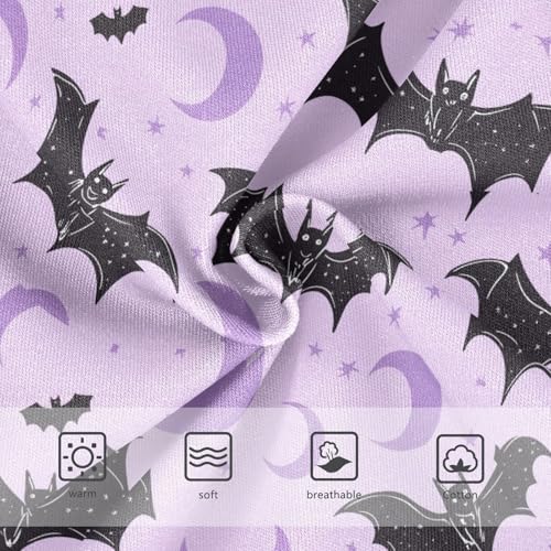 Girls Underwear Soft Cotton Halloween Bat Kids Panties in Sizes 2/3t, 4t, 5t, 6 and 83