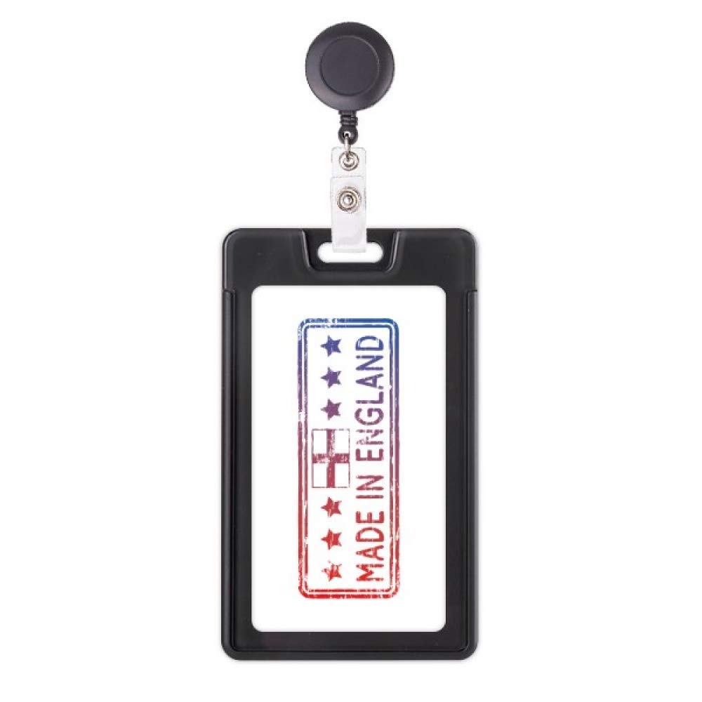 Étui rétractable drapeau Angleterre et porte-badge robuste pour adulte - 5
