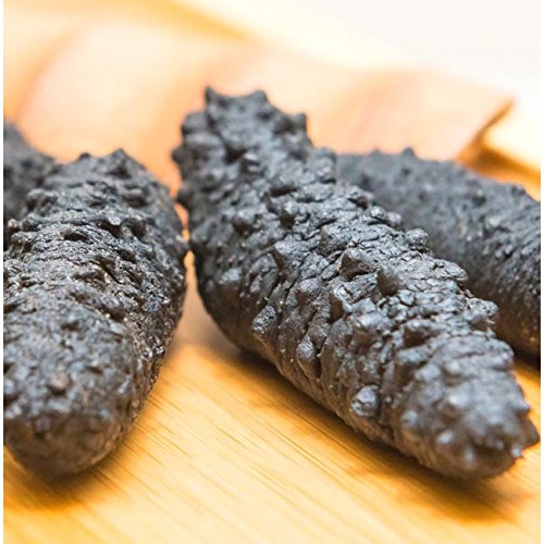 Xlseafood Sun Dried Wild Caught Black Pin Atlantic Sea Cucumber Aaaa Grade#100-5 Year 40-60 Pcs Per Pack 美国旭龙行 野生淡干海参 北极冰刺参岩刺参 一级品#100-5年参 小号 40-60 Pcs Per Pack 8Oz-227G cover