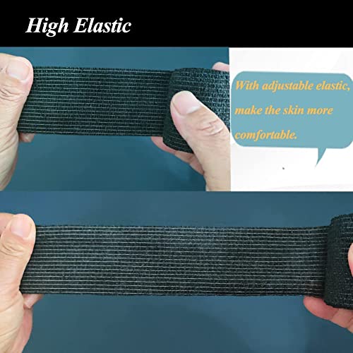 Image of A-Tape Cohesive Crepe (5cm X 4.5 mtr, Pack of 2) Elastic Self Adherent Crepe Bandage Breathable Self Adhesive Cohesive Bandage for Humans & Pets (Dogs, Cats, Birds) (5 cm) (Forest Green)