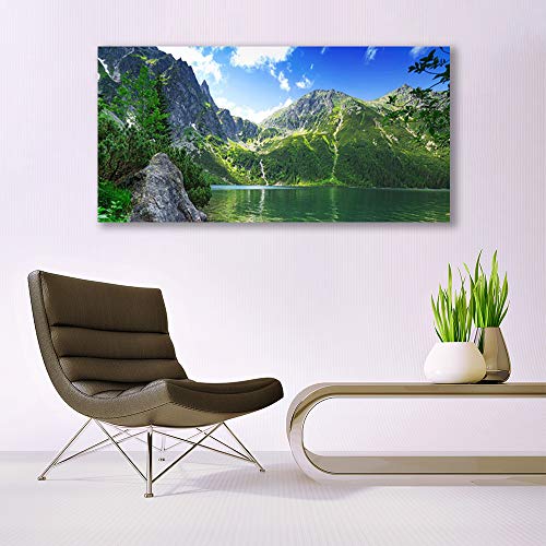 Impression sur verre acrylique 140x70cm pour salon moderne design Tulup