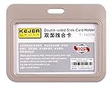 Double slide card holder 1403 gray