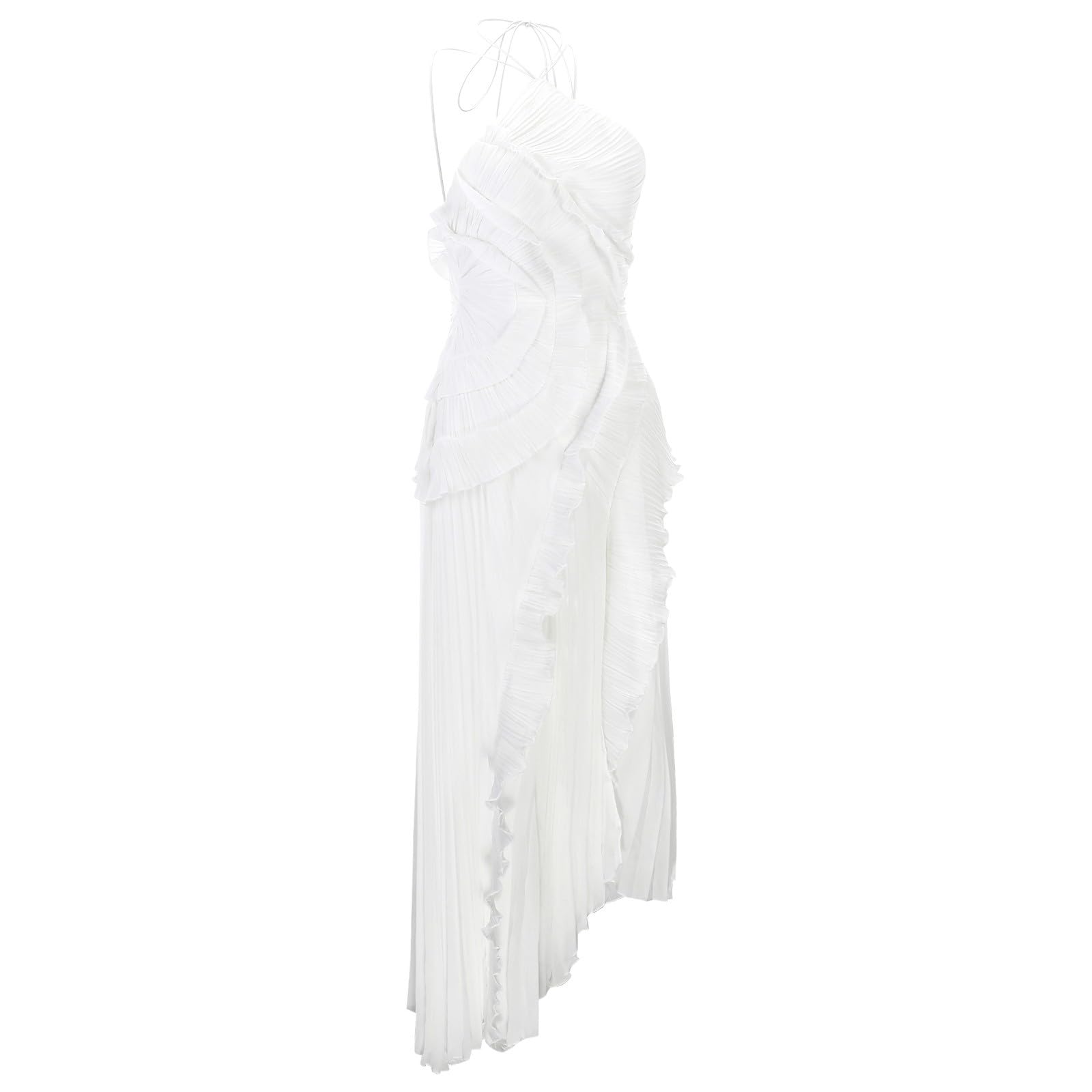 Genérico - Vestido para mujer, verano, bohemio, largo, floral, sexy, boda, fiesta, cóctel, vacaciones, estampado elegante, informal, elegante Midi corta playa, A40