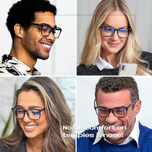 Image of Readerest Blue Light Reading Glasses - Lightweight Computer Glasses w /Spring Hinges - UV Protection, Anti Glare & Eye Strain