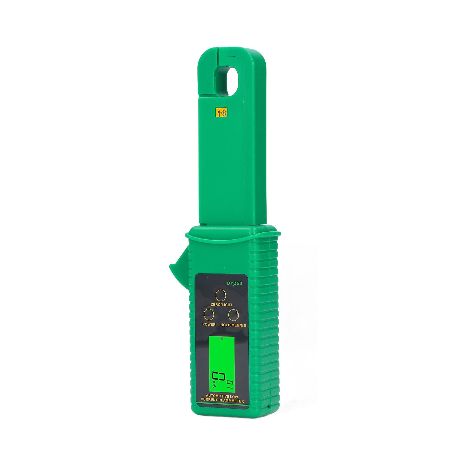 Fabater Pinza Amperometrica, 0mA 60A Tester di Corrente di Dispersione Portatile Senza Contatto e Anti-interferenza, Pinza Amperometrica AC DC a Bassa Corrente con 99 Set di Archiviazione Dati per il