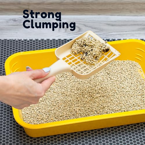 Image of Pet Tofu Litter 6L Cat Litter Dust-Free Clumping Cat Litter Quickly Absorb Cat OurdoorCat Toilet Can Flush Into The Toilet (Peach) (1)