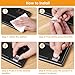 Rubber Feet for Cutting Board, 20PCS Rubber Bumpers Self Adhesive, Clear Rubber Bumper Pads, Square Adhesive Bumper Pads for Speakers, Laptop, Appliances