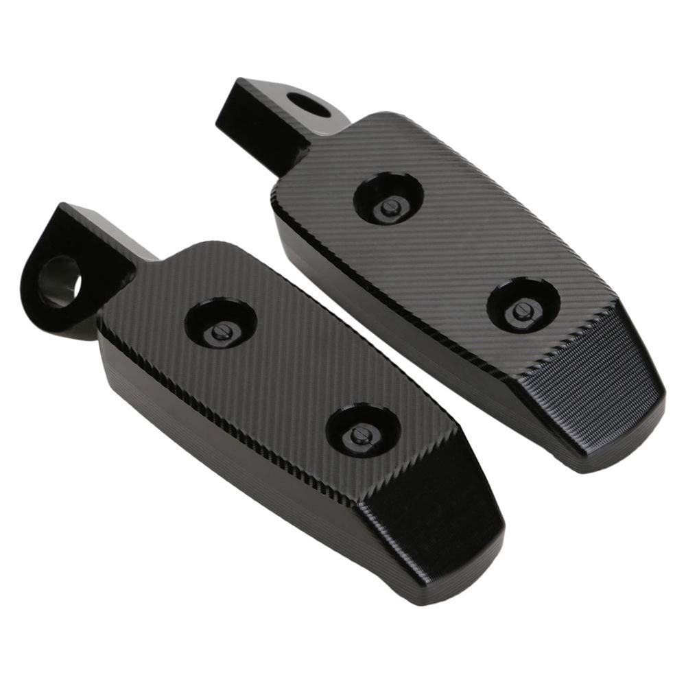 Riloer Pedane moto 45 gradi nero compatibile con Harley Sportster XL 883 XL 1200 V-Rod Low Hugger