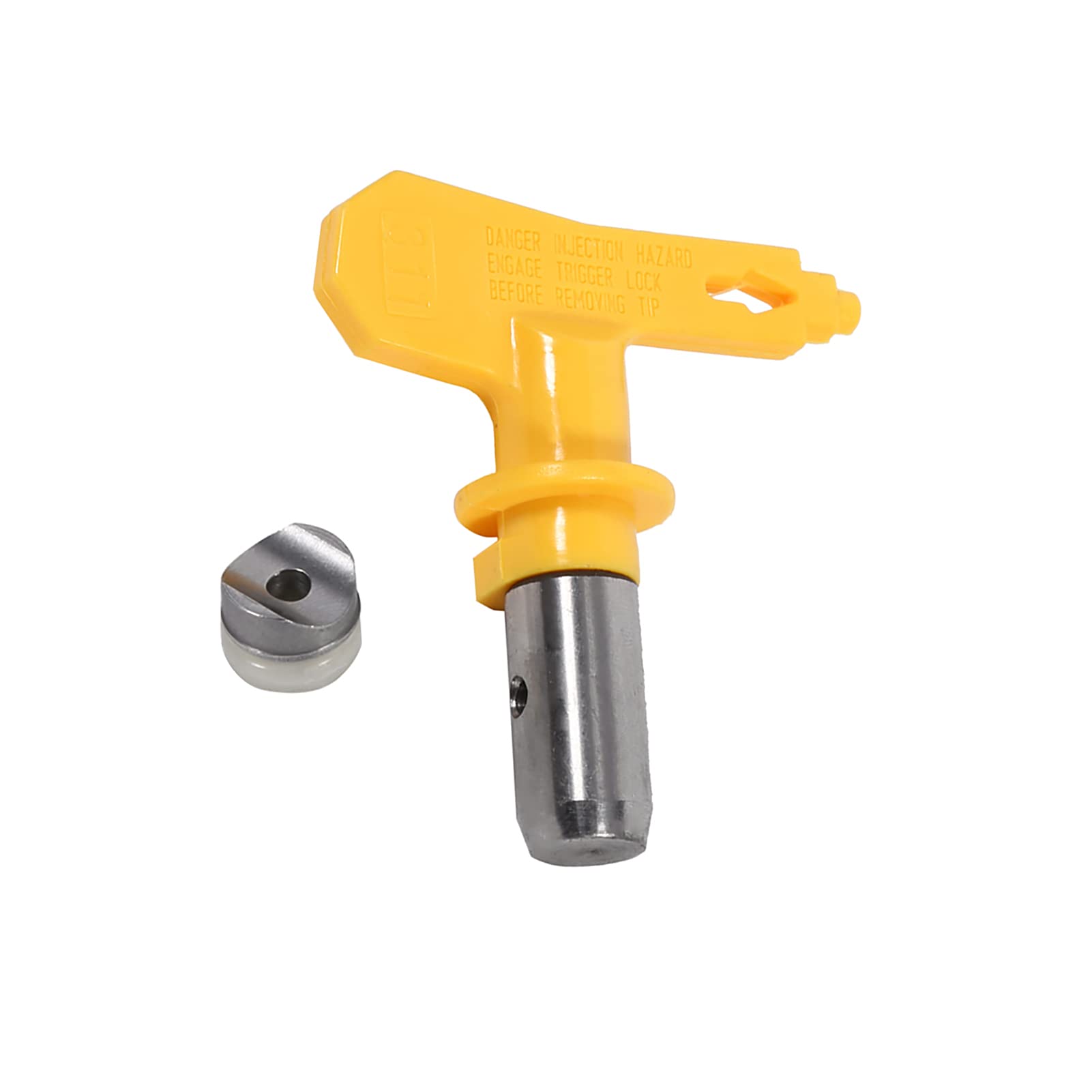 Boquilla de Pistola Pulverizadora sin Aire de Acero de Tungsteno Reversible Resistente Sonew con Excelente Atomización y Rango Variable para Pintura Profesional Doméstica y