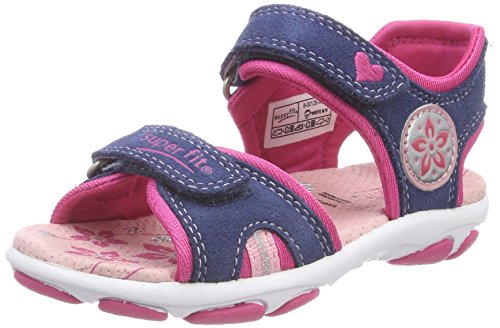 Superfit, Nelly, Sandali Aperti, per Bambina, Blu
