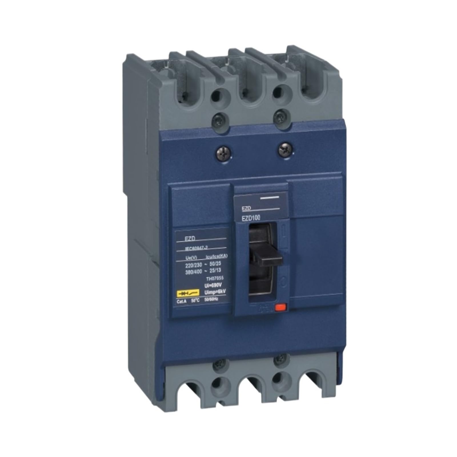 Disjoncteur tripolaire EZD 100E pour la protection de vos réseaux électriques triphasés