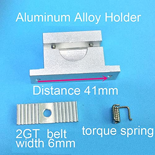Lysee 3D Printer Parts & Accessories - 3D Printer Repeat Mendel prusa I3 z-axis Printing Platform Aluminum Alloy synchronous Belt clamp - (Color: Silver)