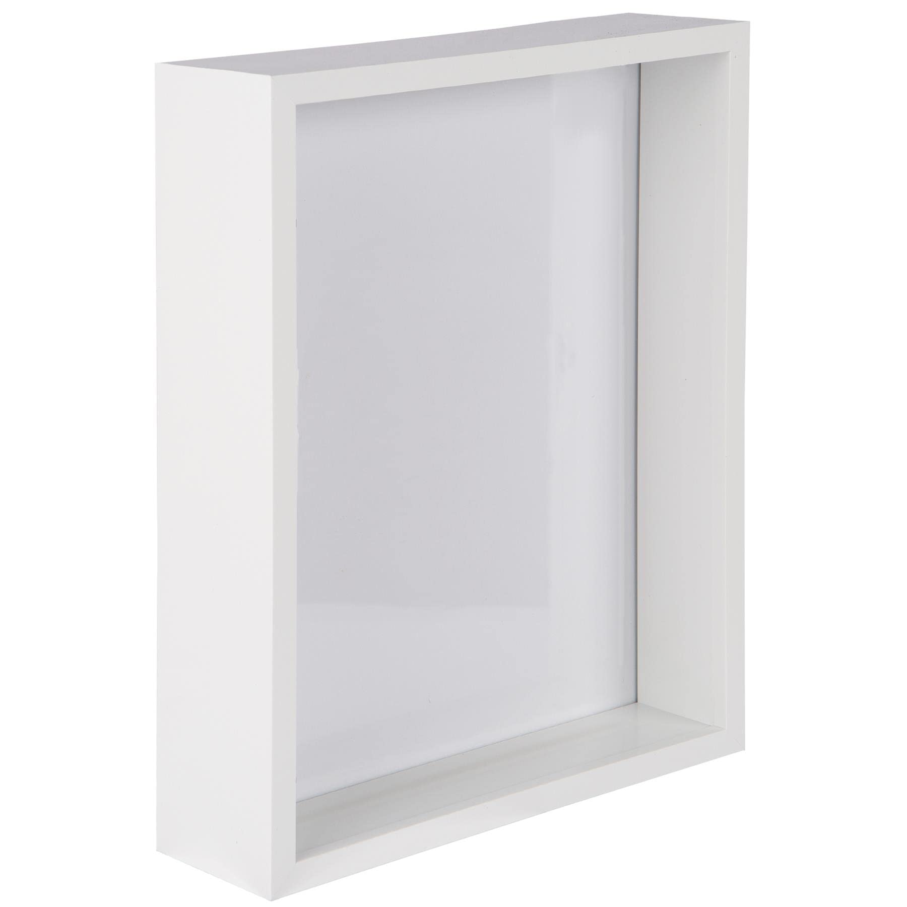 Rinkit.com White 8" X 10" 3D Deep Box Photo Frame