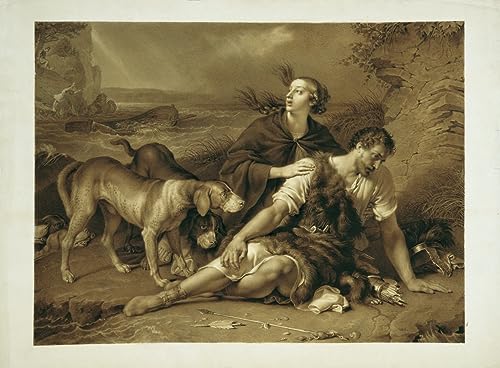 Peinture sur toile romantique Johann Peter Krafft pour une chambre poétique