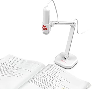 INSWAN INS-3 Detachable USB Document Camera for Teachers, built-in Mic, Light, Dual-Mode Autofocus, Windows, MacOS,Chromebook Compatible for Remote Teaching, Distance Learning, Webcam Web Conferencing