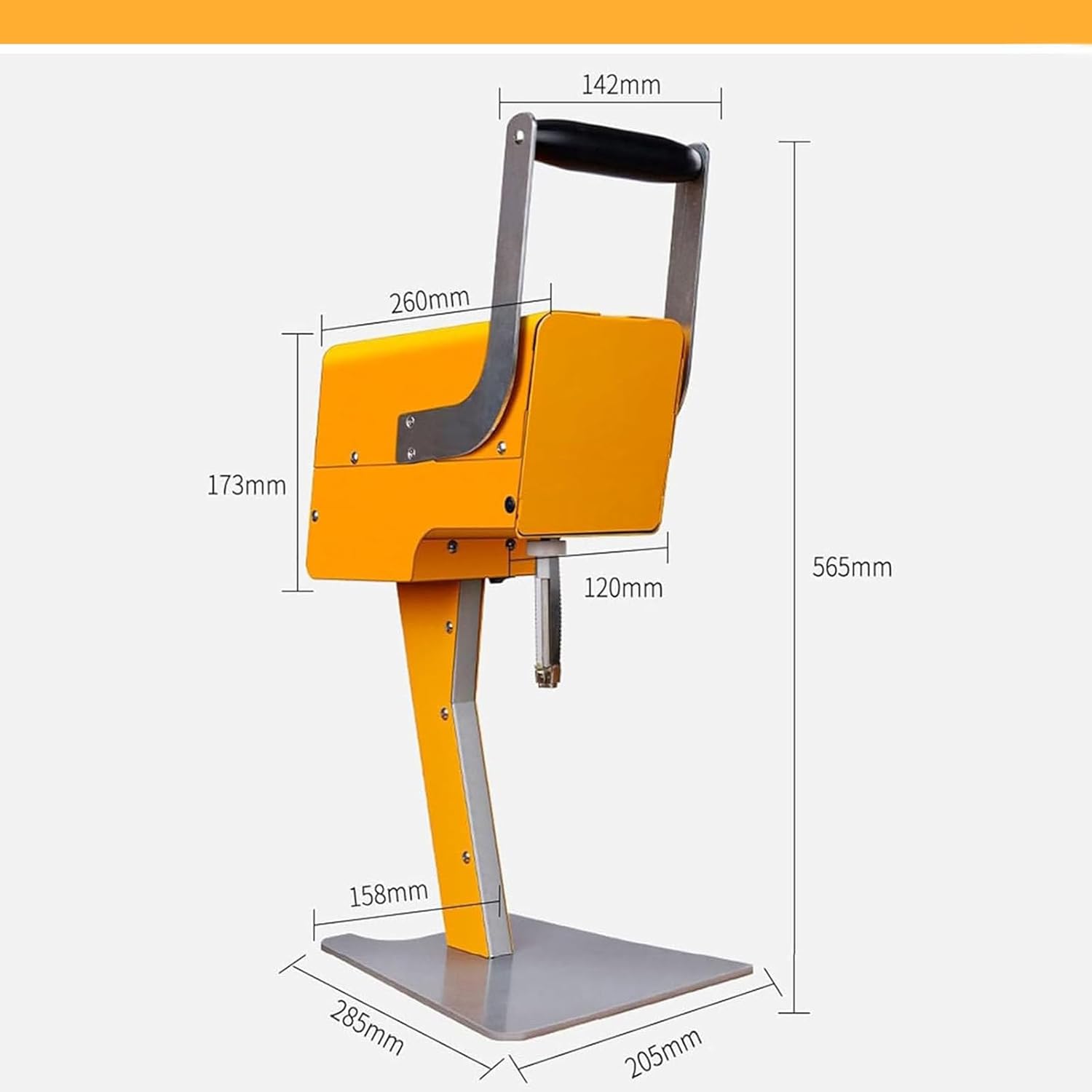 Professional Commercial Citrus Juicer - Heavy-Duty Lemon, Lime & Orange Squeezer - Electric Metal Juice Press for Maximum Extraction - Ideal for Restaurants & Home Use