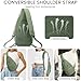 Vankor Large Crossbody Purses Bags for Women Men Travel, Chest Sling Bag Women Casual Cross Body Bag for Woman Sling Backpack Light Green