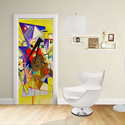 Adesivo Design porta - Kandinsky Accompagnamento