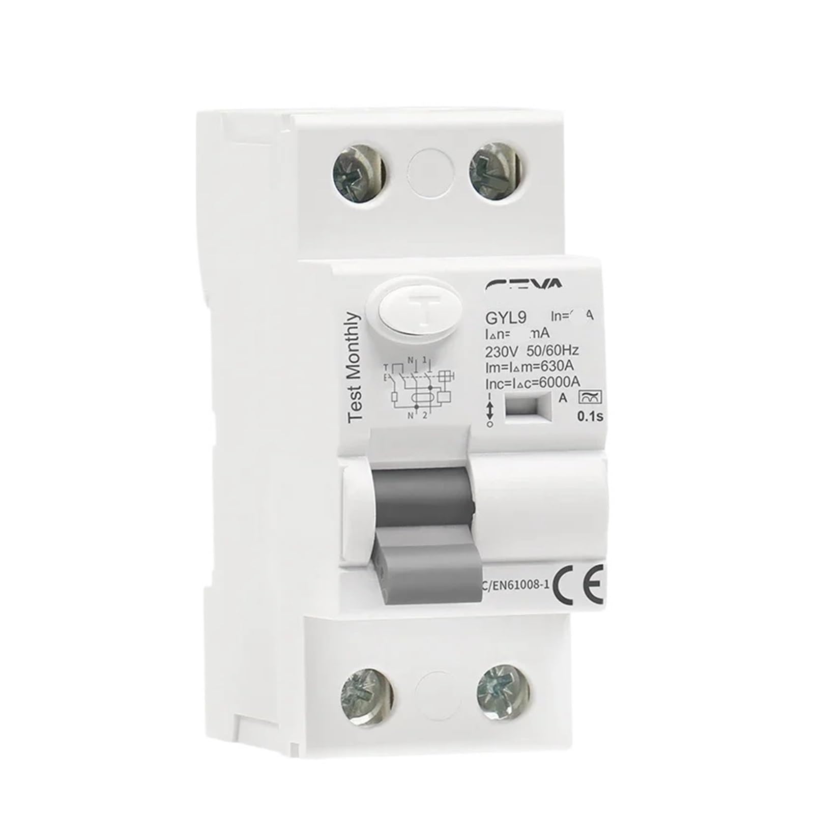 Disjoncteur différentiel 2P 40A 300mA de Type A pour tableau électrique - 5