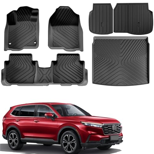 Tapis de sol et coffre CR-V 2023-2025: protection TPE hybride gaz - 2