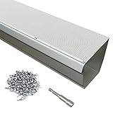 Wintcomfort 35 Pack Stainless Steel Micro Mesh Gutter Guard for 4