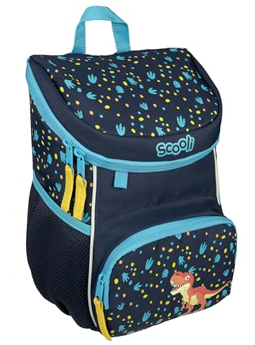 Scooli – Mini Me Kindergarten Rucksack Domi Dino – leichter Kinderrucksack – gepolsterte Träger