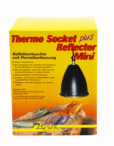 Lucky Reptile Thermo Socket + Reflector Mini, Reflektorleuchte mit Porzellanfassung