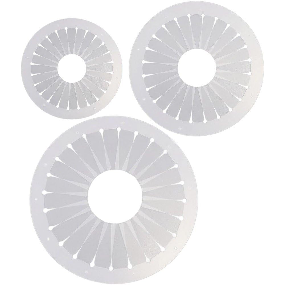 Sslvya 3 Pcs Ribbon Flower Making Tool Ribbon Rosette Brooch Professional Hobby Art Scrapbooking DIY Rose Maker Easy Rosette Maker