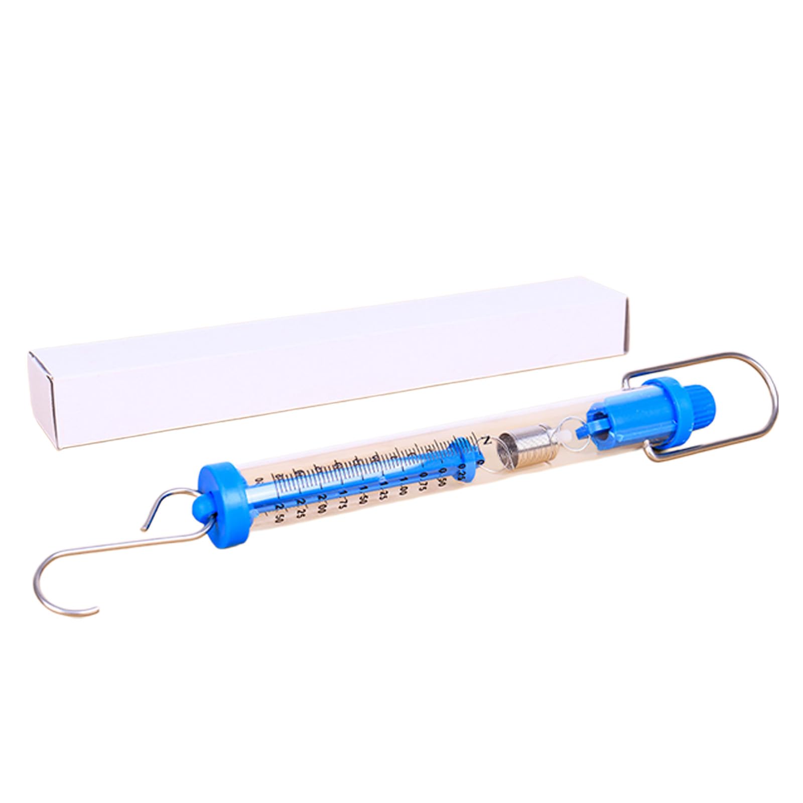 Waghaven 2.5N Reliably Spring Scale Measuring Tool Acrylic Dynamometer With Load Hook Ideal For Science Projects And Weight Testing Spring Dynamometer Tool