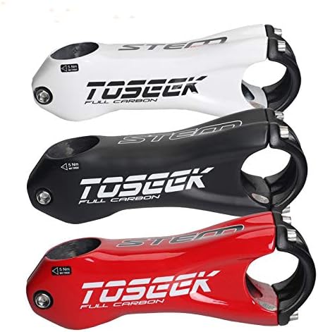 TOSEEKカーボンステム 自転車ステム ロードバイク マウンテンバイクステム 全3色 TK305 (ブラック艶消し, 120mm)