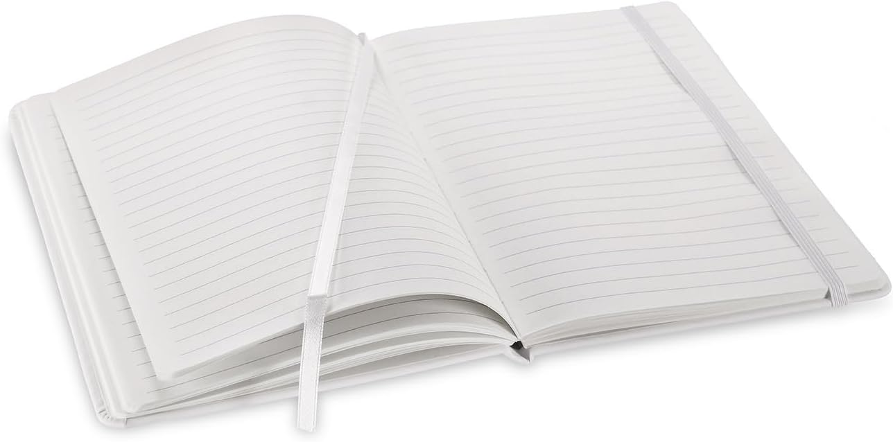 Inter - Scudetto, Campioni d'Italia 23/24, 2 Stars, Lined Notebook, Hardcover, Elastic Closure, Large Size 15 x 21 cm