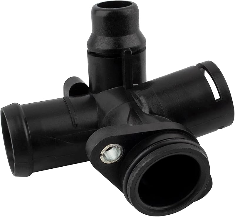 Carcaça da válvula termostática YMAUGP 06D121132A para Audi A4 e A4 Quattro 2.0L 2005–2009 – 1 unidade