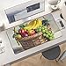 Fresh Fruits in The Basket Desk Mat Non-Slip Laptop Writing Pad Large Keyboard Mousepad with Rubber Base 23.6