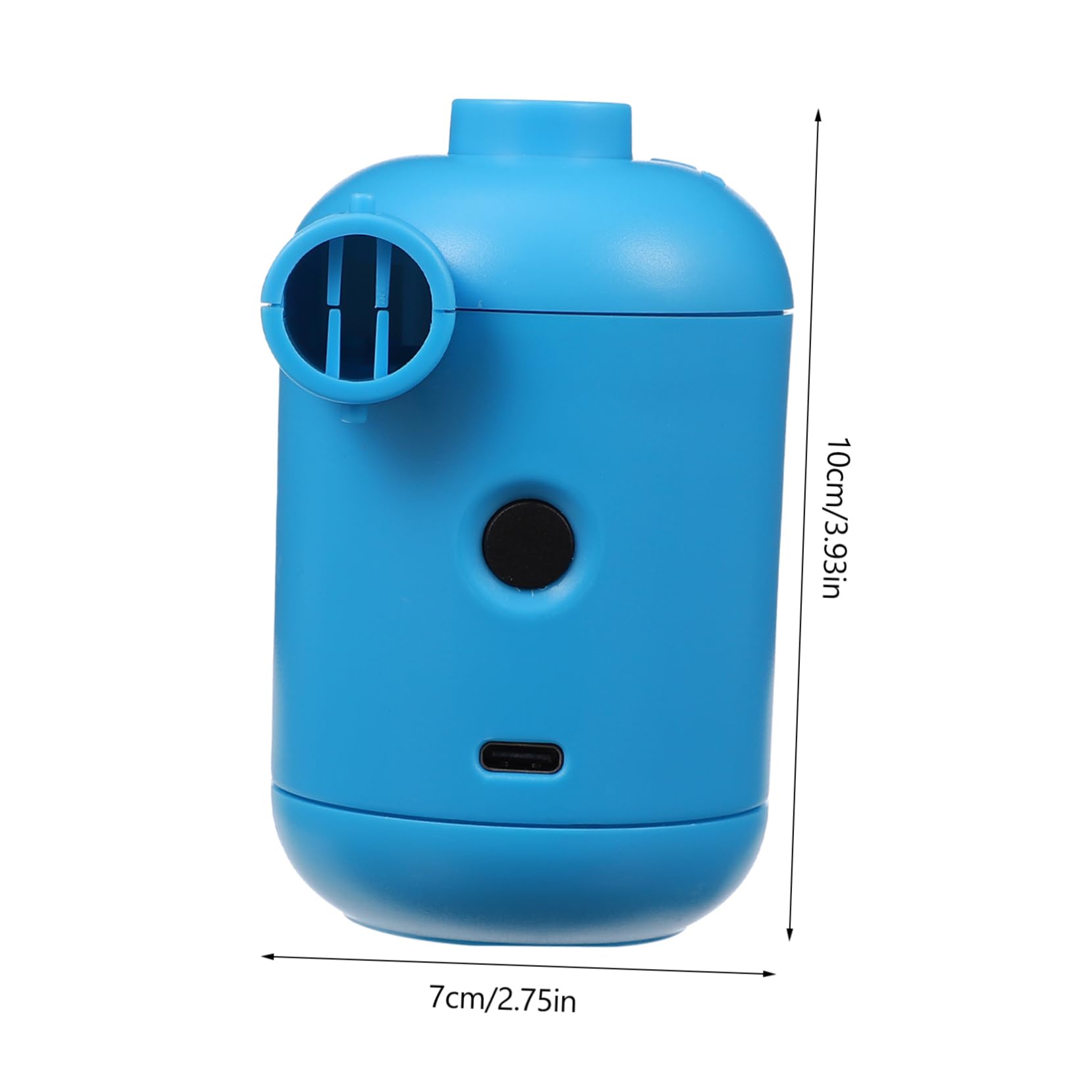 HONMEET USB Electric Air Pump Compact Inflator Deflator for Swimming Rings Pool Floats Inflatable Beds Quick Inflate Deflate Includes Nozzles Ergonomic Design